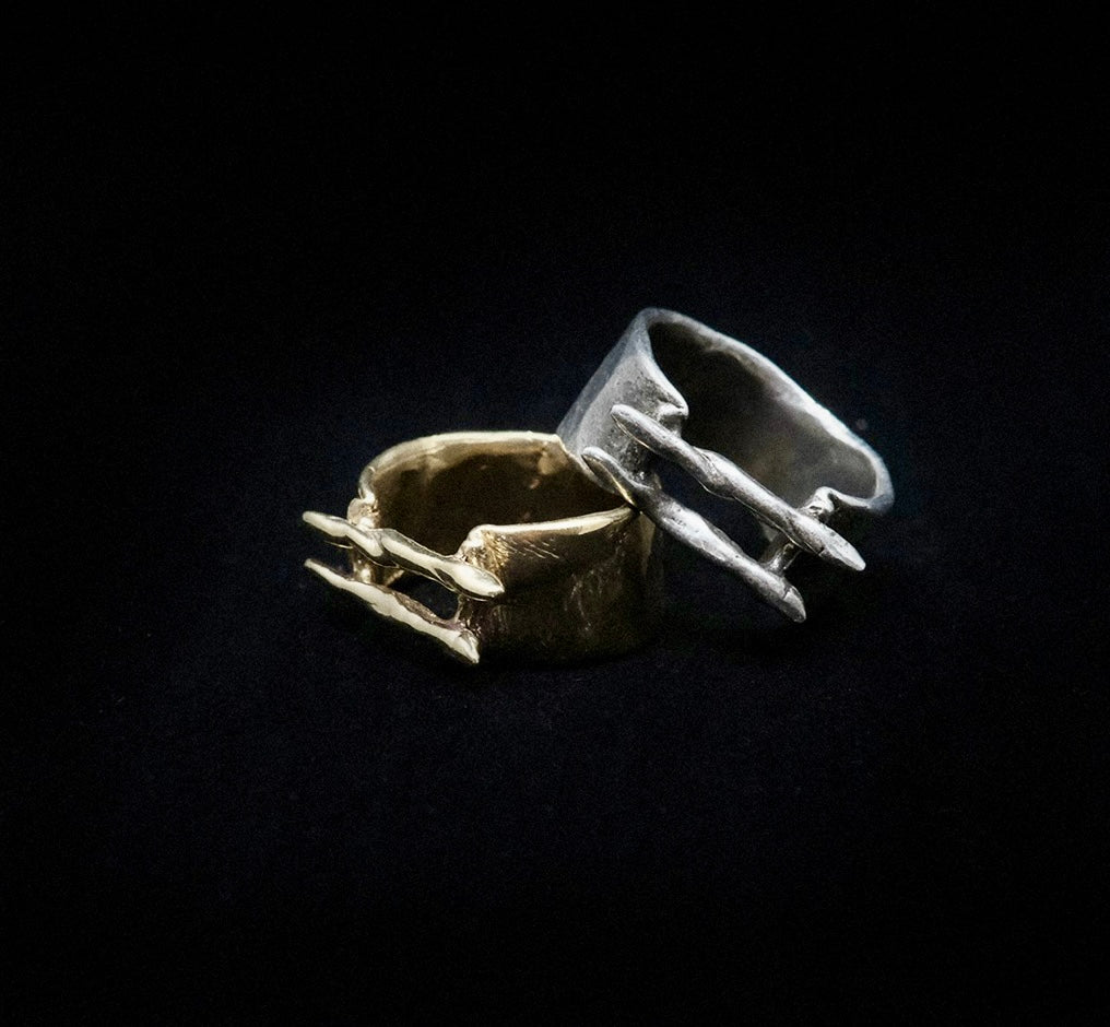 Plutonia Blue Machina Silver Band